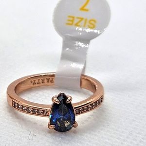 Blue Rainbow Topaz Ring Sz 7